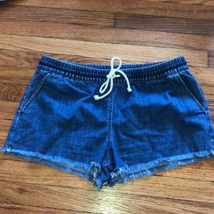 Elastic jean super comfy shorts